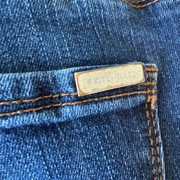 White House Black Market Dark Indigo Bootcut Jeans - Picture 3 of 4